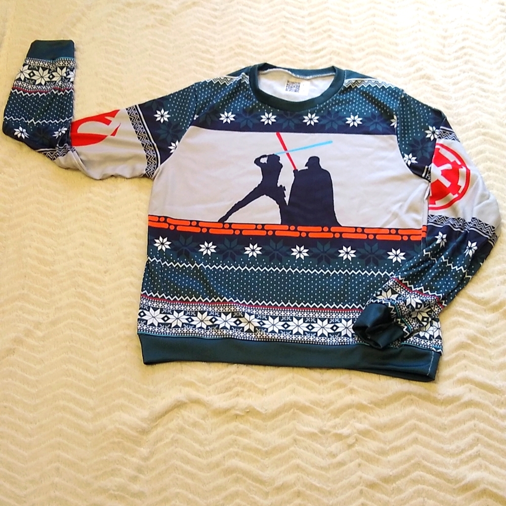 STAR WARS MEN'S CHRISTMAS UGLY SWEATER